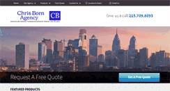 Desktop Screenshot of chrisbornagency.com