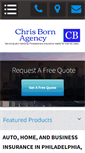 Mobile Screenshot of chrisbornagency.com